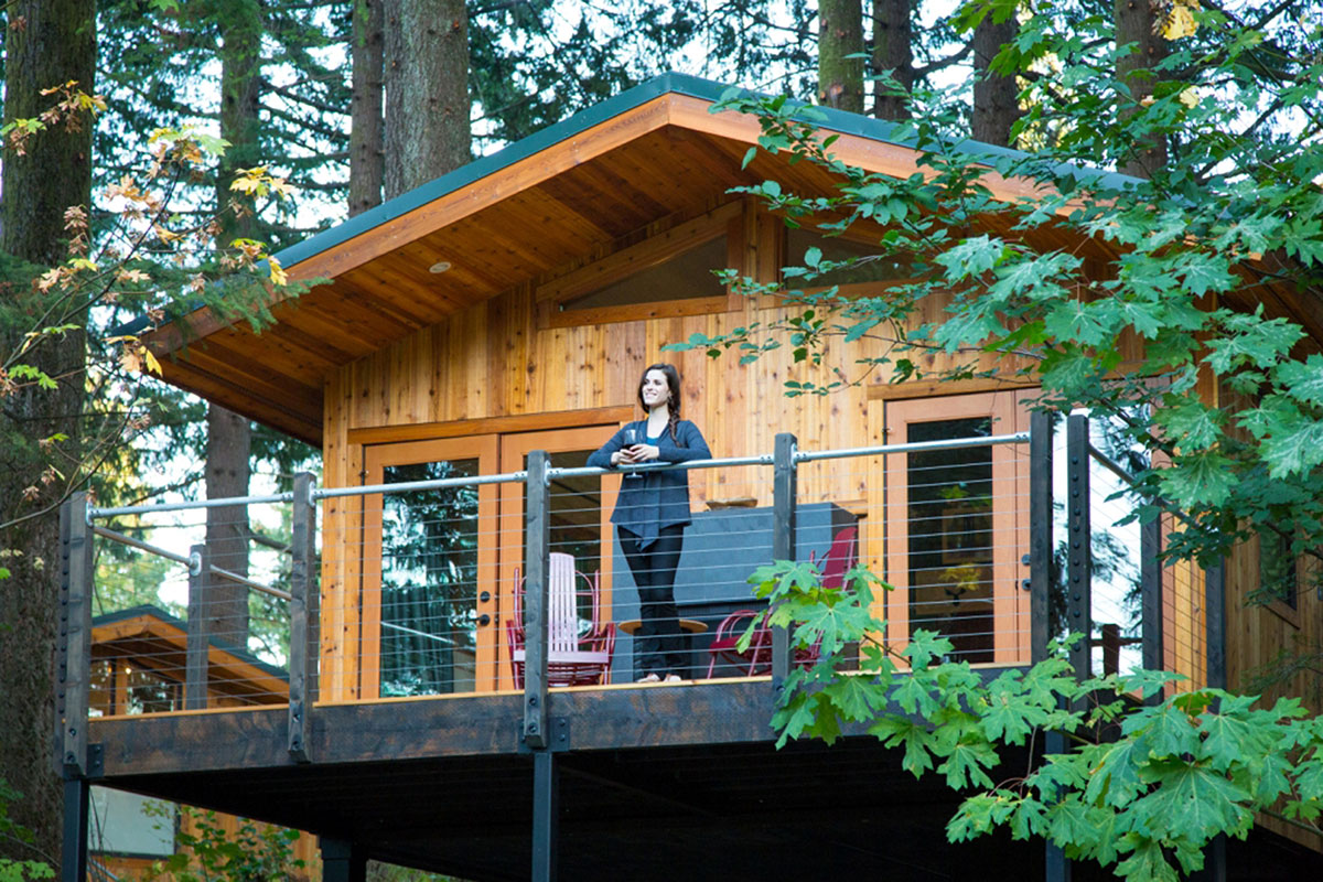 Tree House Cabins, Columbia River Skamania Lodge
