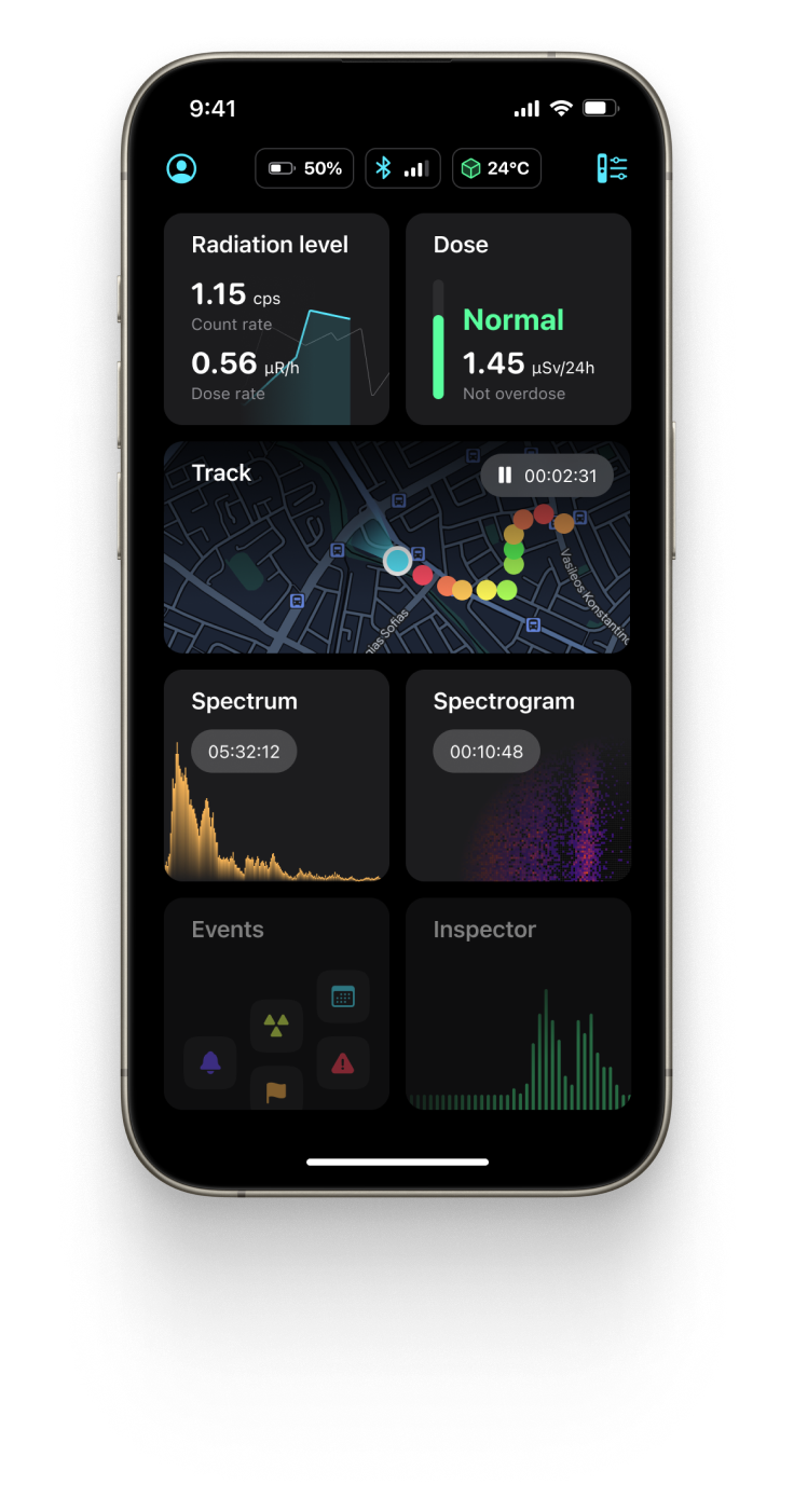 Екран програми iOS