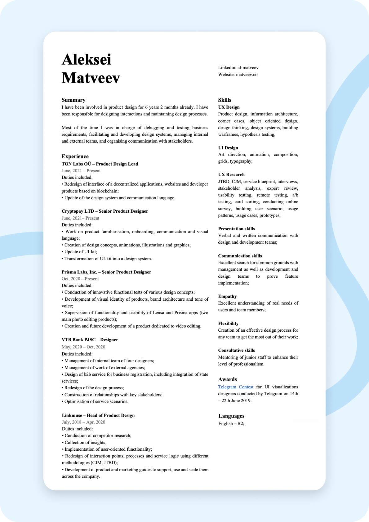 How to write a CV for the Global Talent Visa application | Immigram