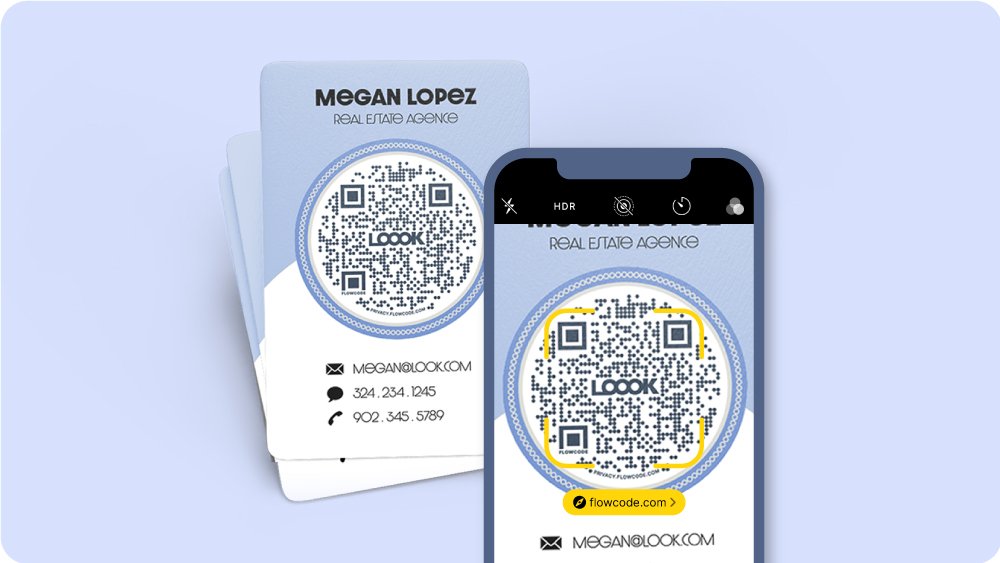 QR code business card