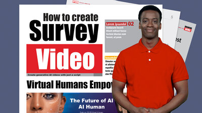 create video presentation ai Survey Video