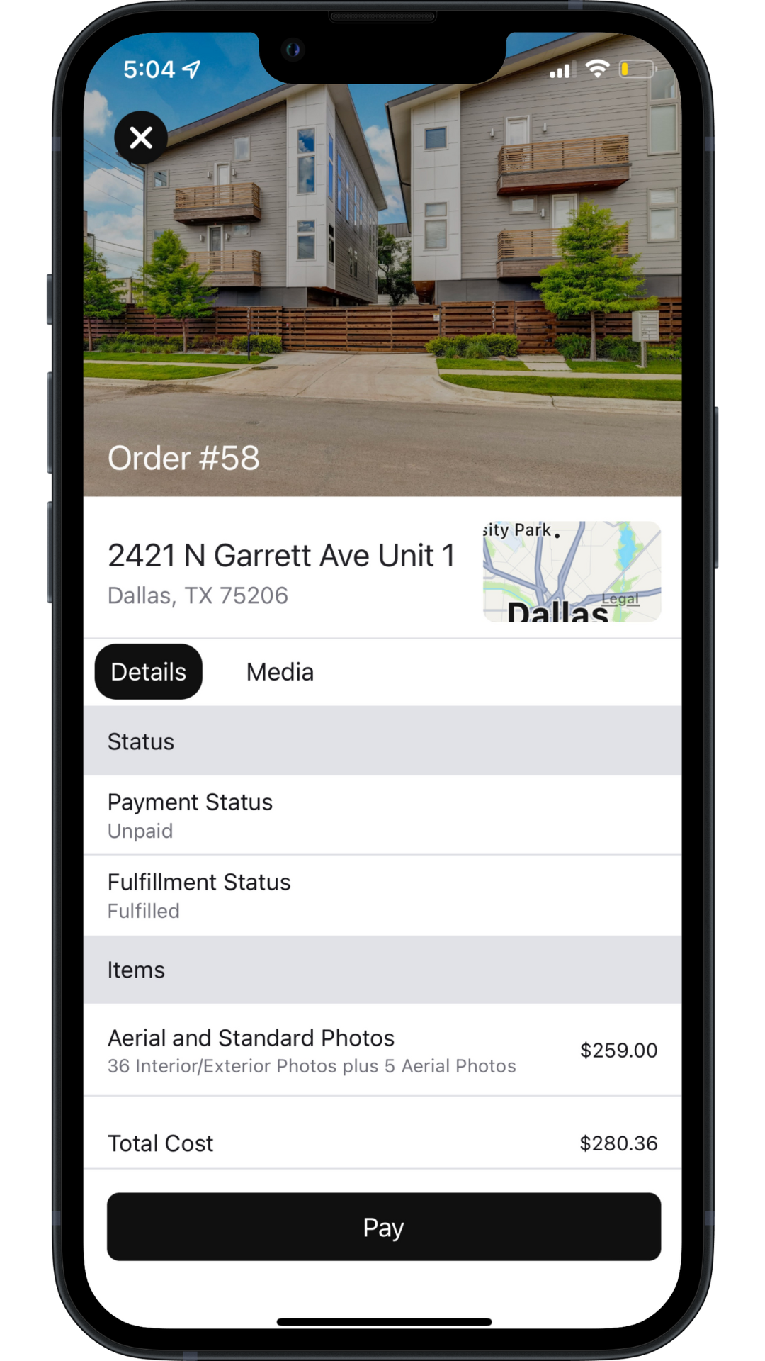 Real estate photography mobile app.