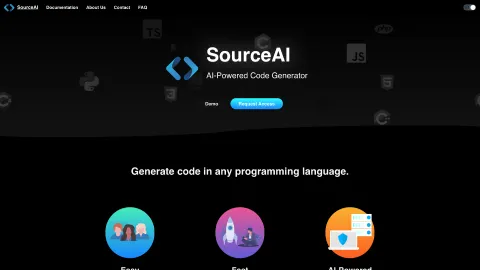 AI Code Generator for Python - SourceAI