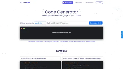 Text to Javascript Code Generator - Codepal