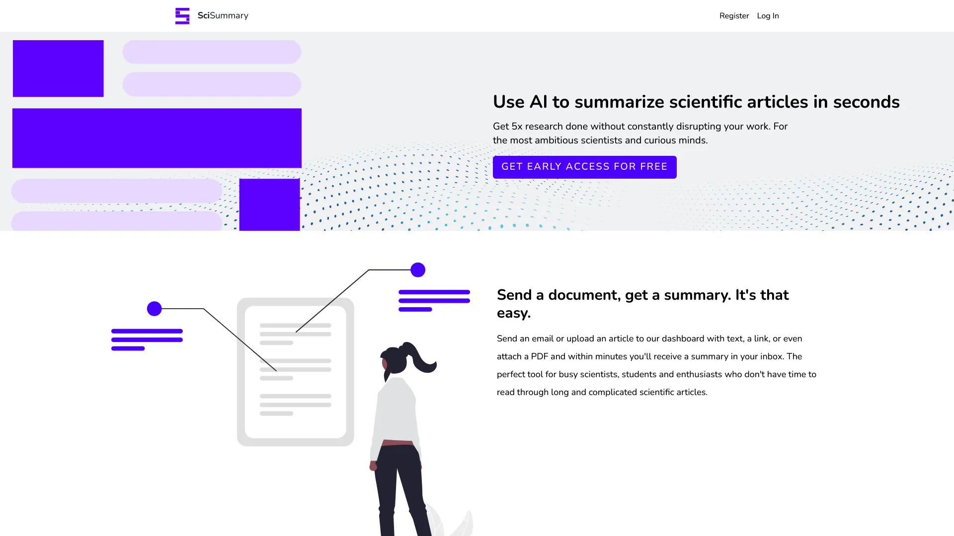 AI Scientific Articles Summarization Tool