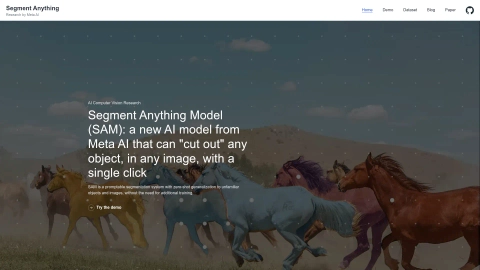 AI Image Segmentation Tool - Segment Anything