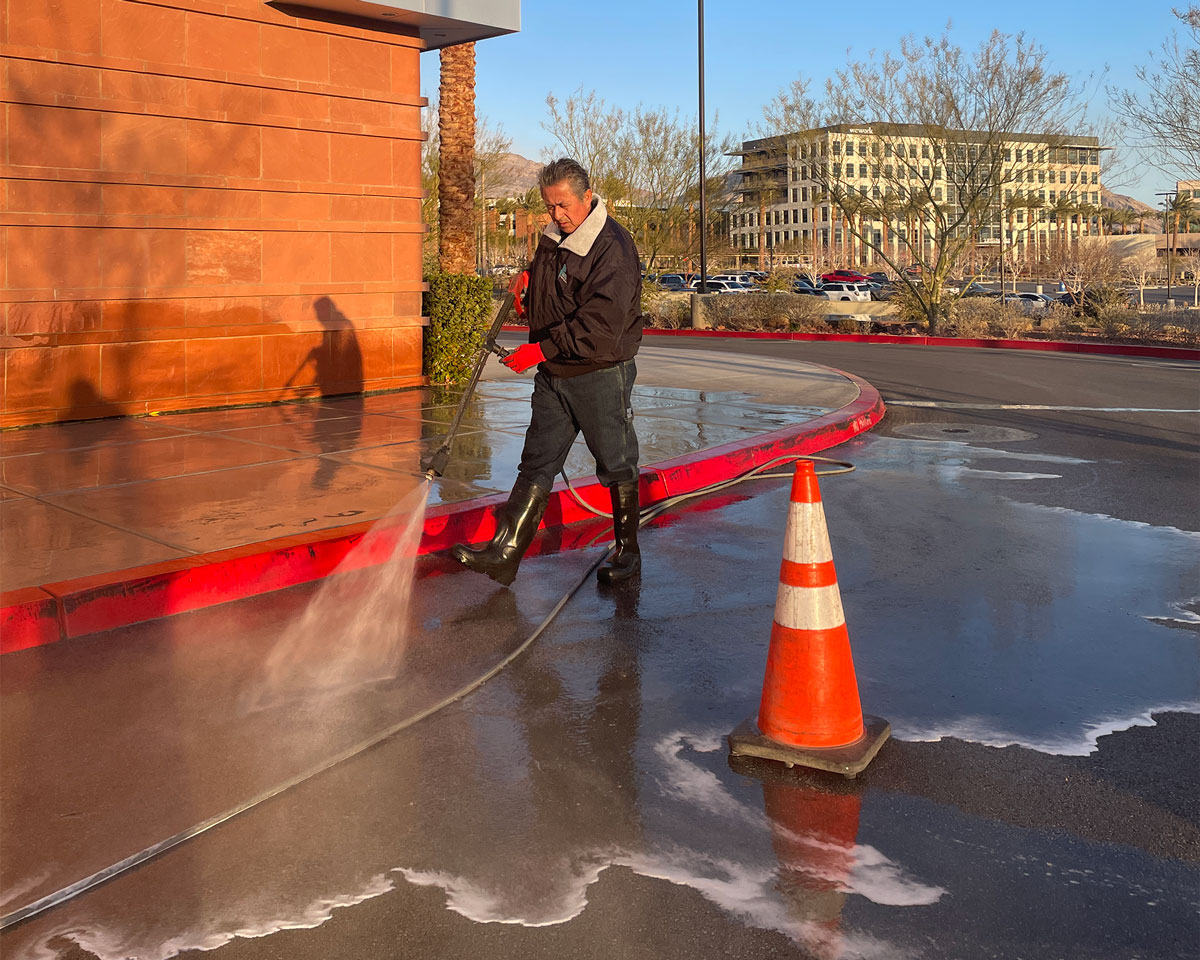 Pressure Washing Services Las Vegas NV Powell Window Cleaning