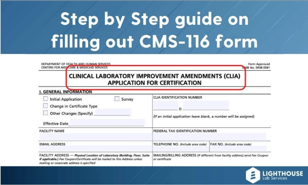 A step by step guide to preparing a CLIA application.