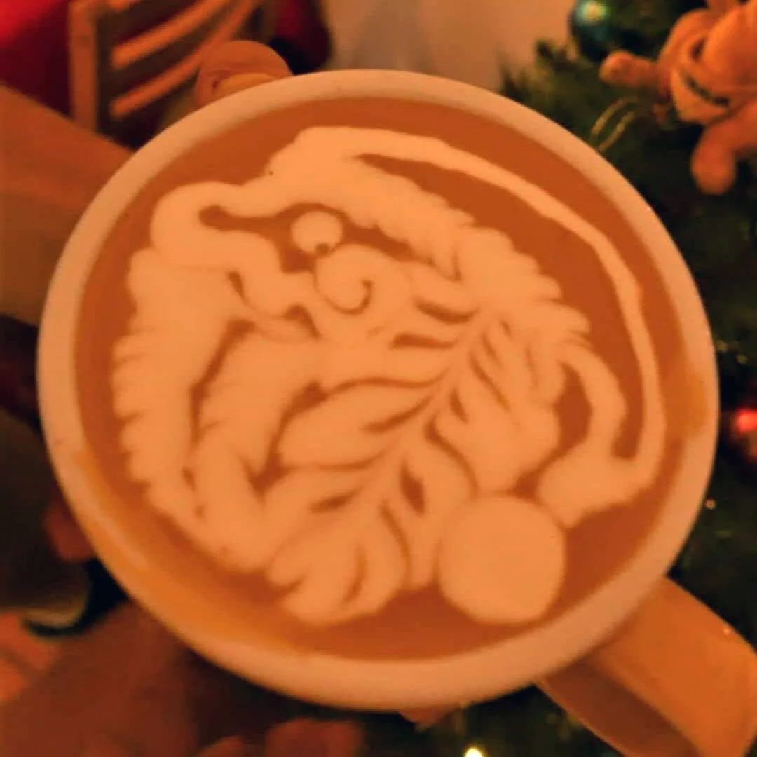 Santa Claus Latte Art