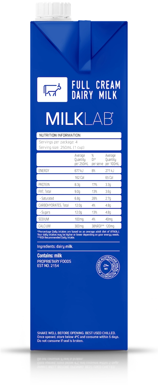 Barista Dairy Milk For Coffee, Latte & Espresso MILKLAB®