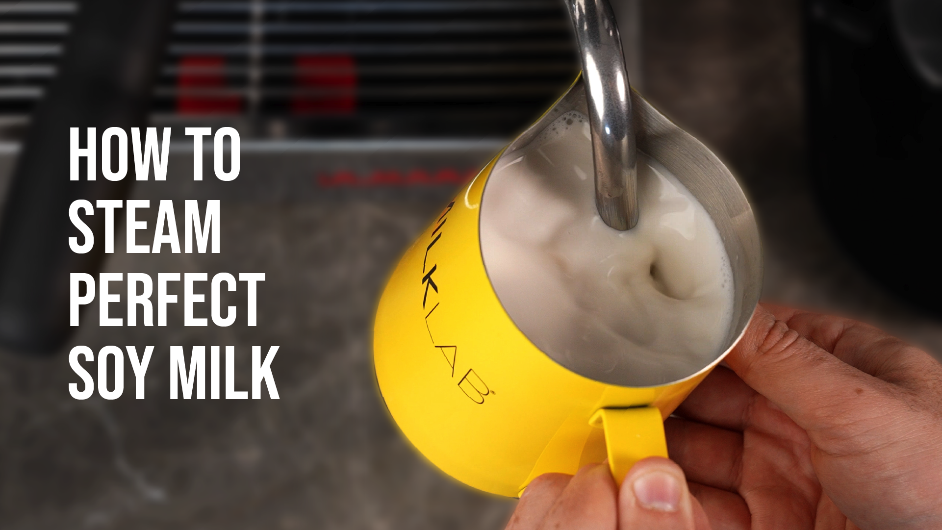 How to steam silky soy milk MILKLAB®