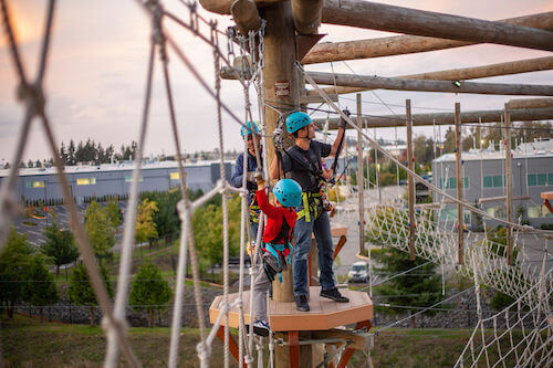 High Trek Chelan: Ziplining, Ropes, Axe Throwing