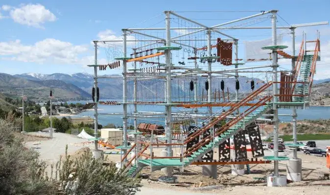 High Trek Chelan: Ziplining, Ropes, Axe Throwing