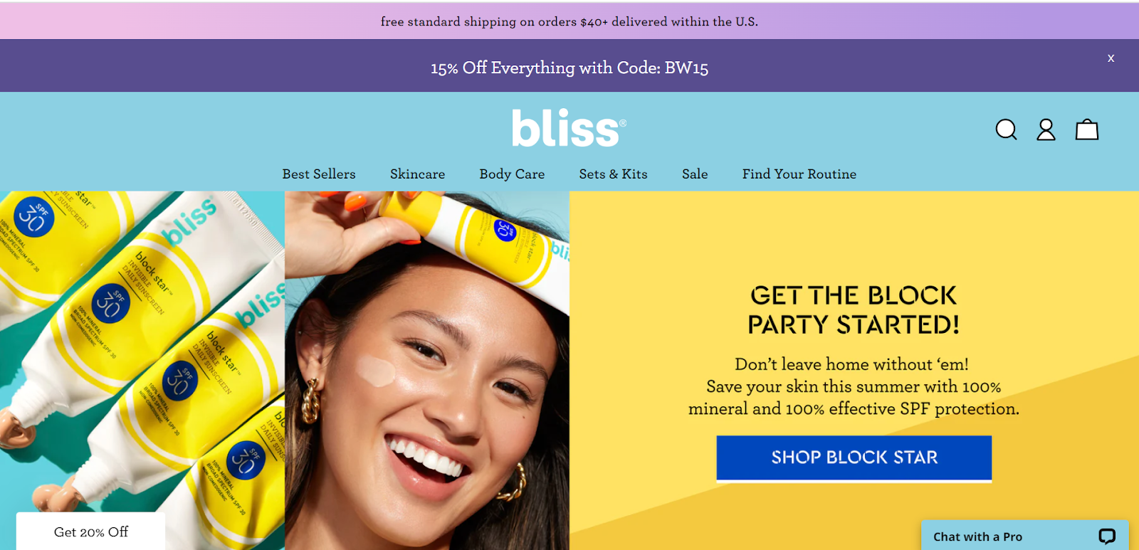 Bliss website