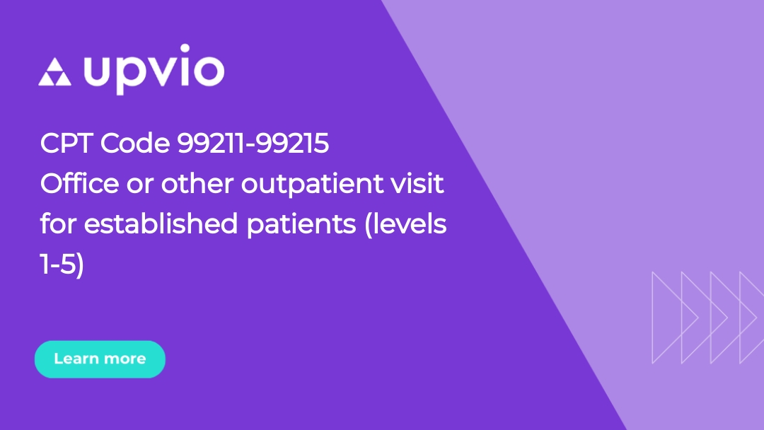 CPT Codes 9921199215 Office Visit Levels 15 Upvio
