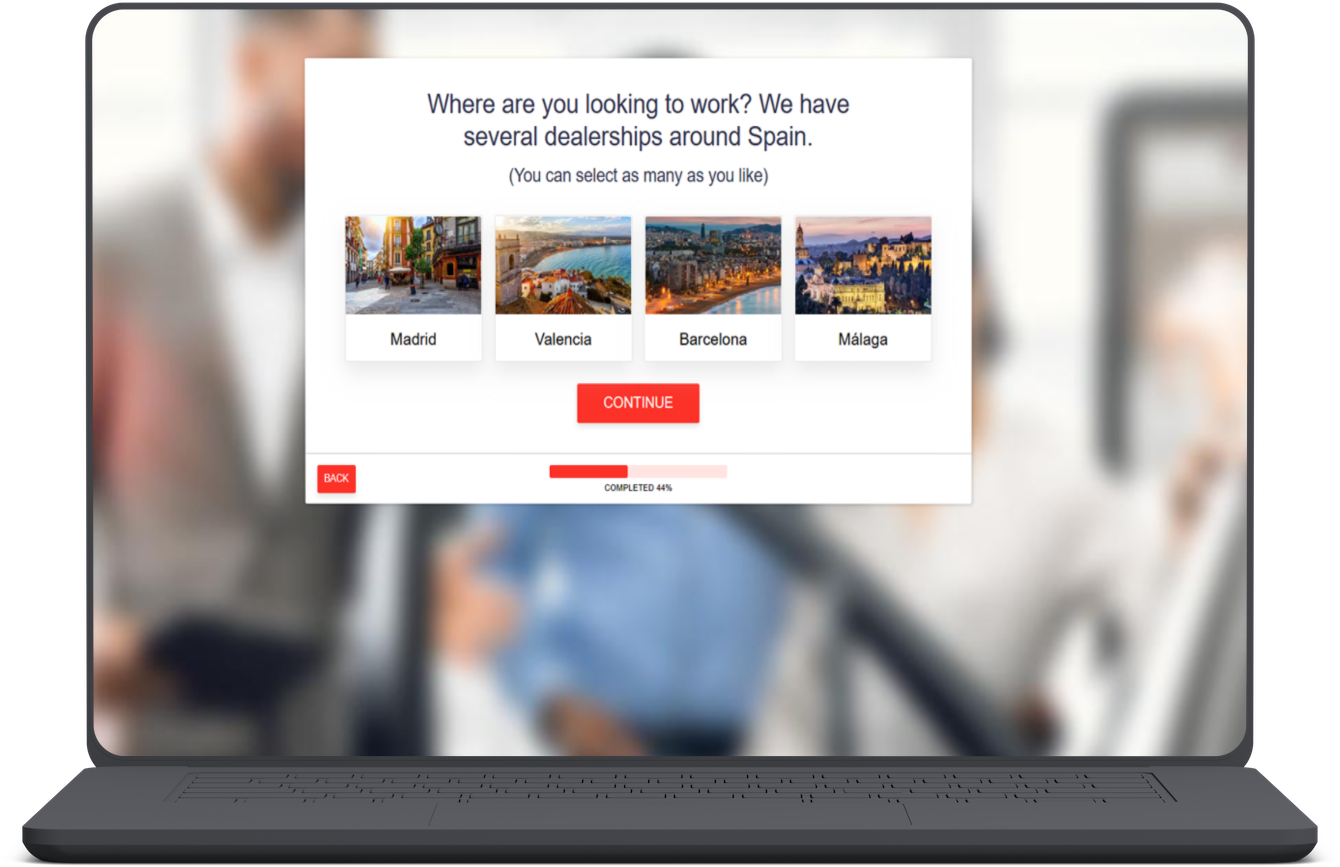 Car sales jobs form template