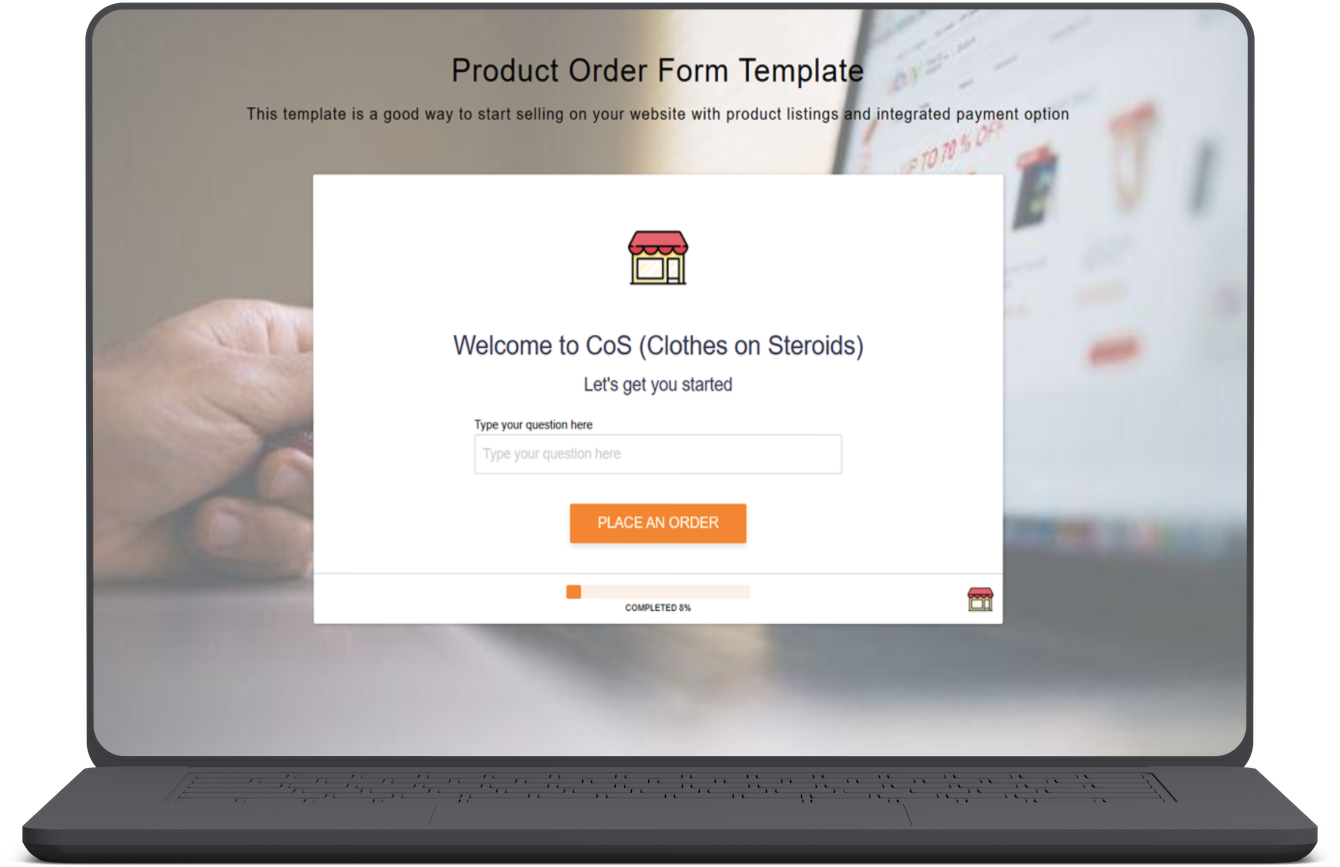 Clothing order form template