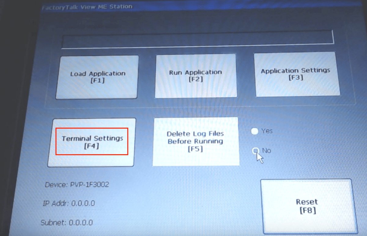 HMI Fundamentals - PanelView Plus Terminal IP Settings for EtherNet ...