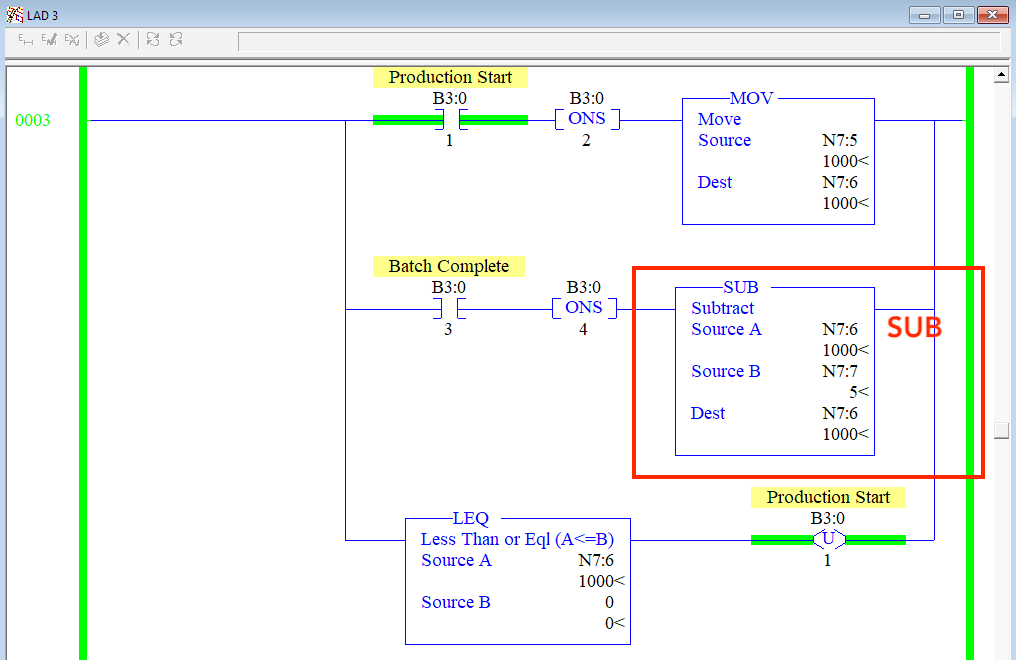 SUBInstructionStudio5000ExampleTutorial