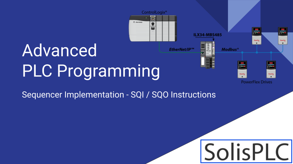 PLC Sequencer Programming Tutorial on SQI SQO Instructions in RSLogix