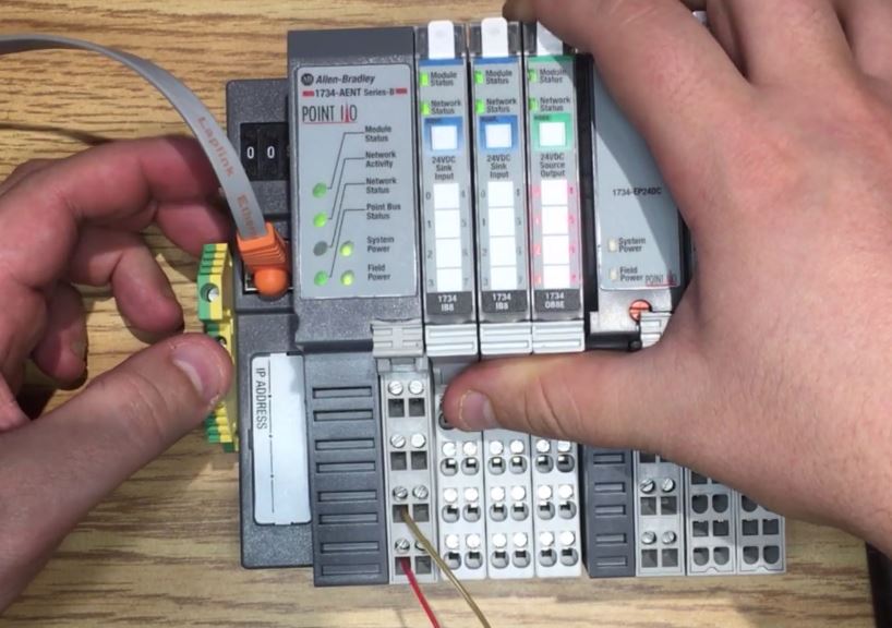 PointIO Allen Bradley Hardware & Software Tutorial | 1734-AENT Point IO EtherNet RSLogix 5000 Logic