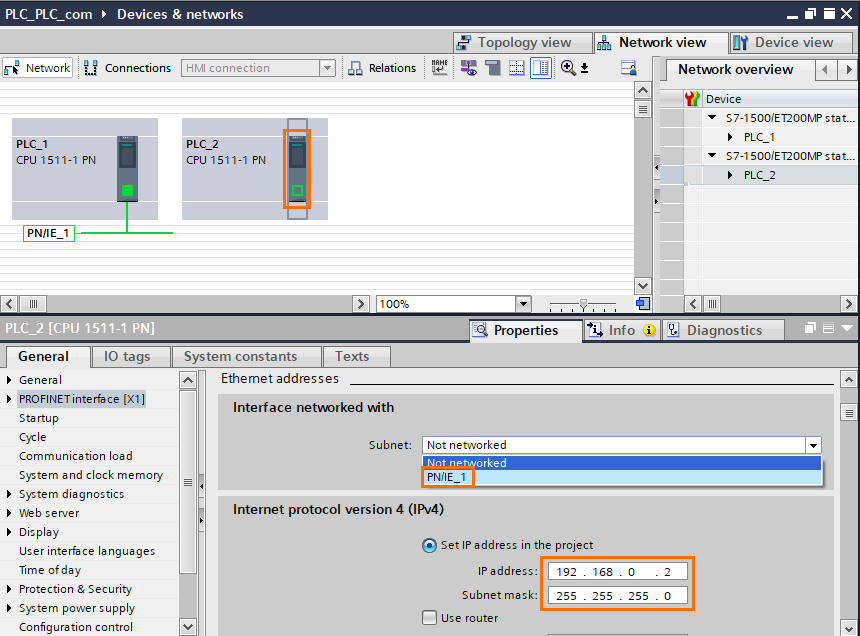 S7 PLC to PLC Communication using GET/PUT Instructions in Siemens TIA ...