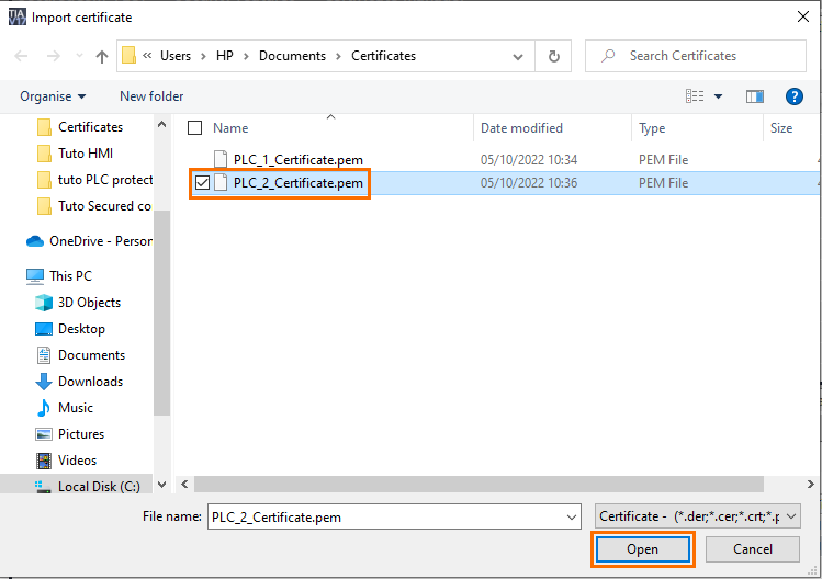 Securing Communications in Siemens TIA Portal using TLS Encryption