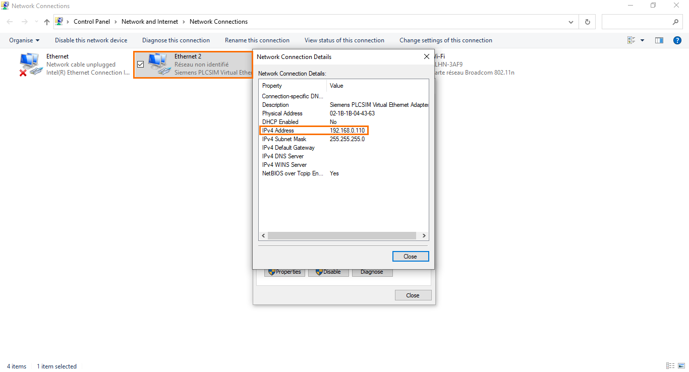 Figure 1.4 - PLCÂ Data over MQTTÂ Broker Mosquitto Node-Red | Virtual adapter IP address