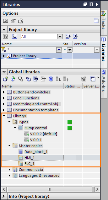 Working with Libraries in Siemens TIA Portal - PLC Programming