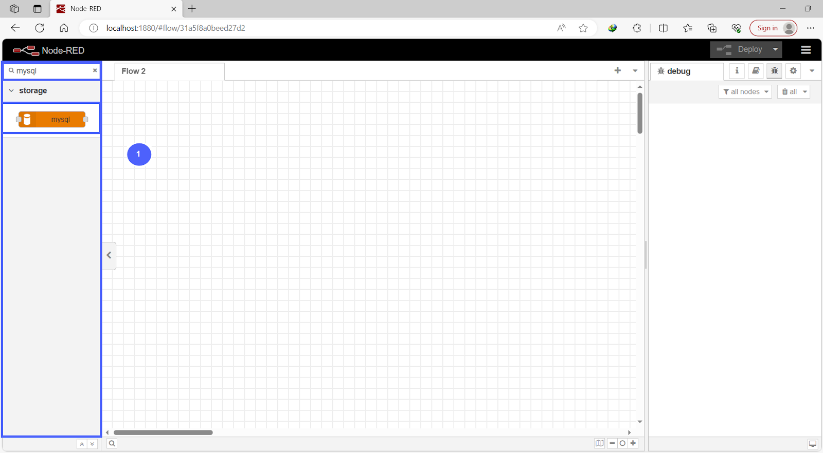 Figure 9.4 - Siemens TIA Portal PLC MySQL Google Sheets Data | Node-Red MySQL Node