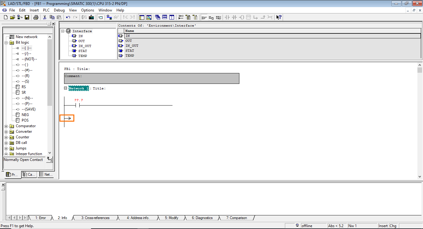 Figure 2.5 - Siemens SIMATIC Manager STEP7 PLC Programming | The New Branch is Added