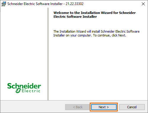 Figure 2.3: Software Installer wizard.