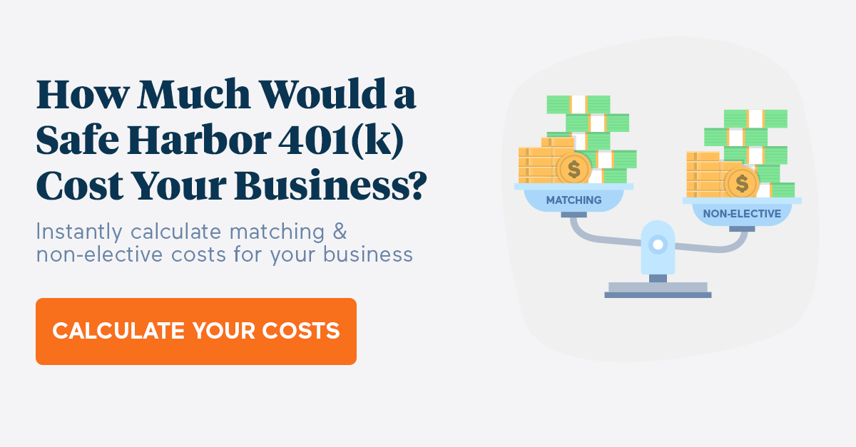 Safe Harbor Matching Calculator Easily Estimate Safe Harbor Costs