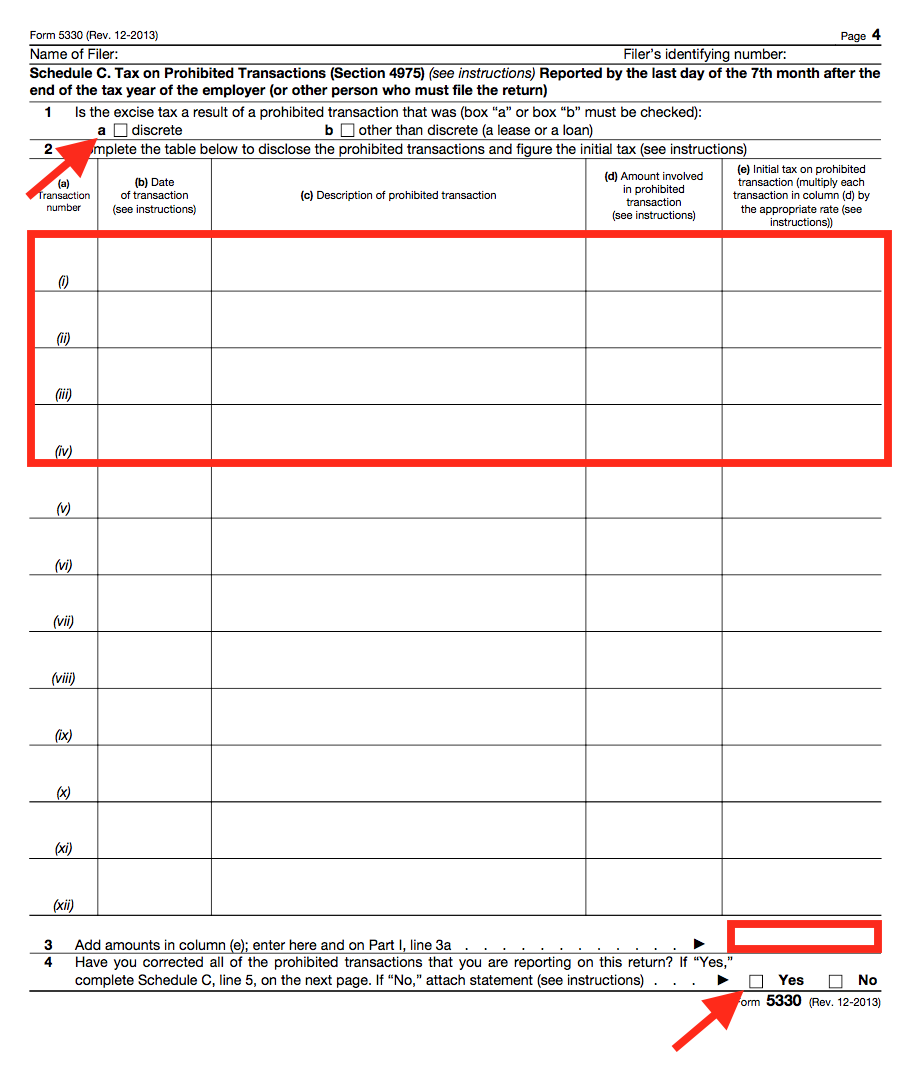 Form-5330-Instructions-Schedule-C