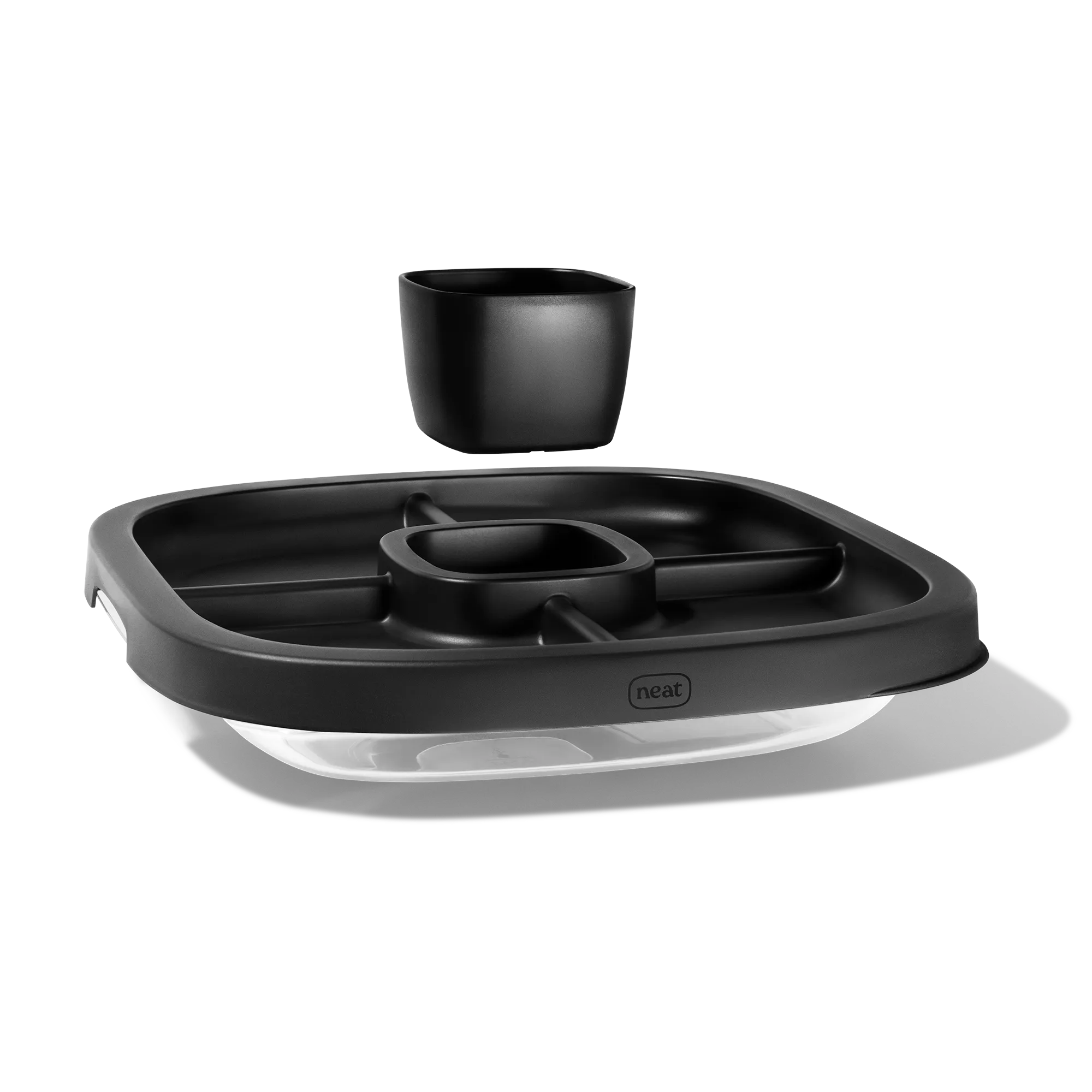 Serve Neat Portable Serving Platter with Lid Great for Indoor and