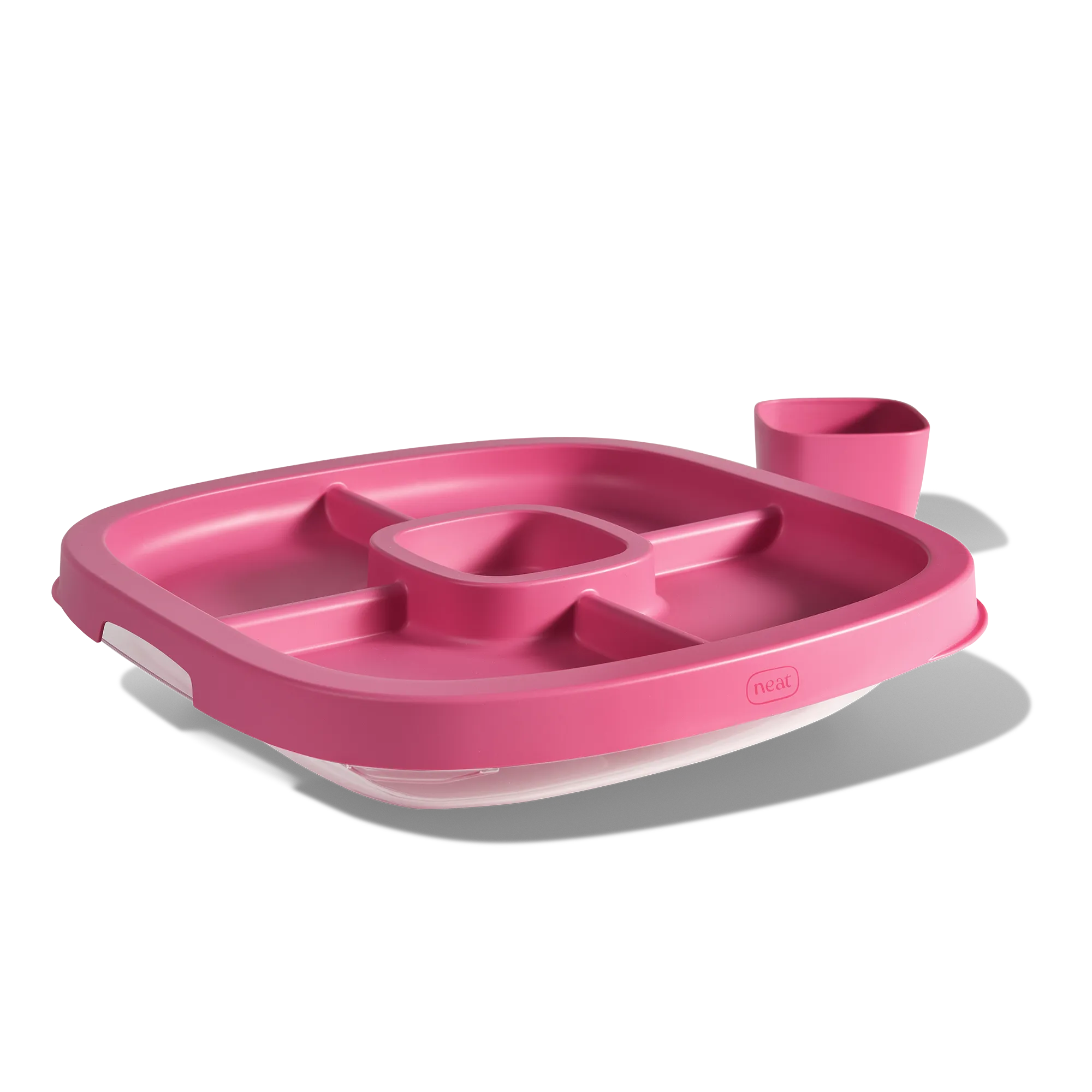 Serve Neat Portable Serving Platter with Lid Great for Indoor and