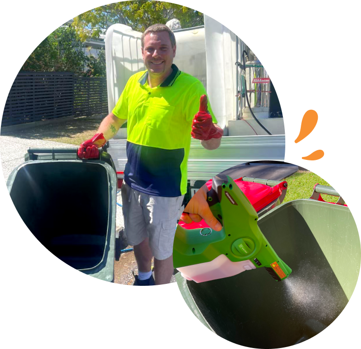Wheelie Bin Cleaning Brisbane Southside Bin Juicer