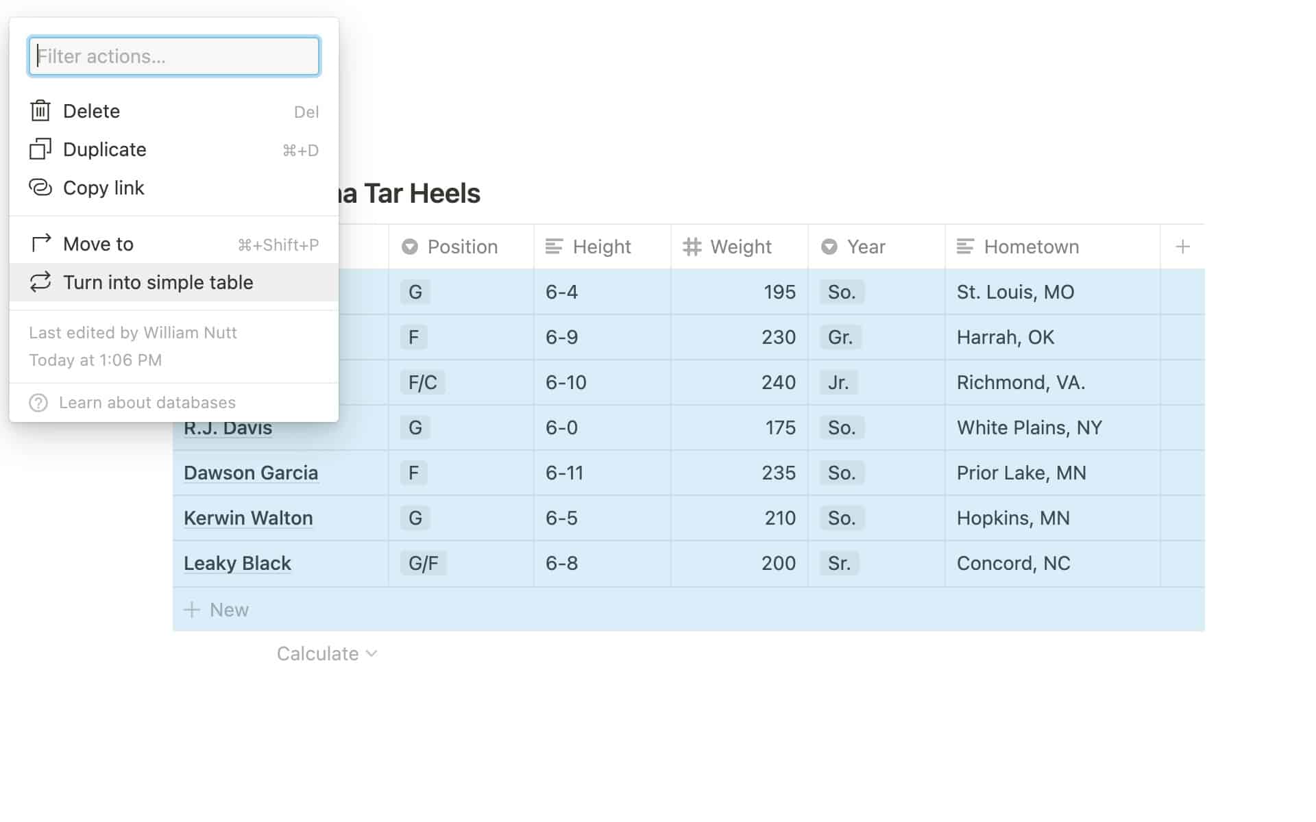 Notion VIP The Finer Points of Simple Tables