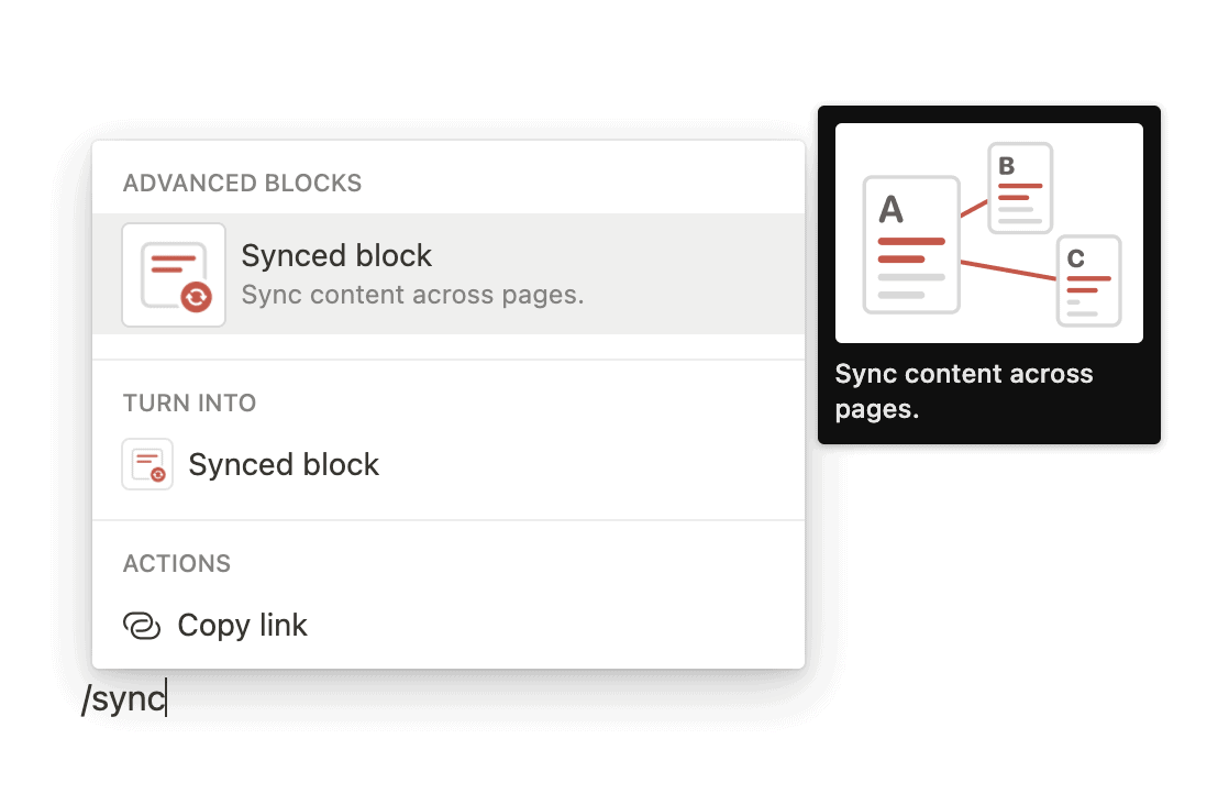 Notion Explained: Synced Blocks