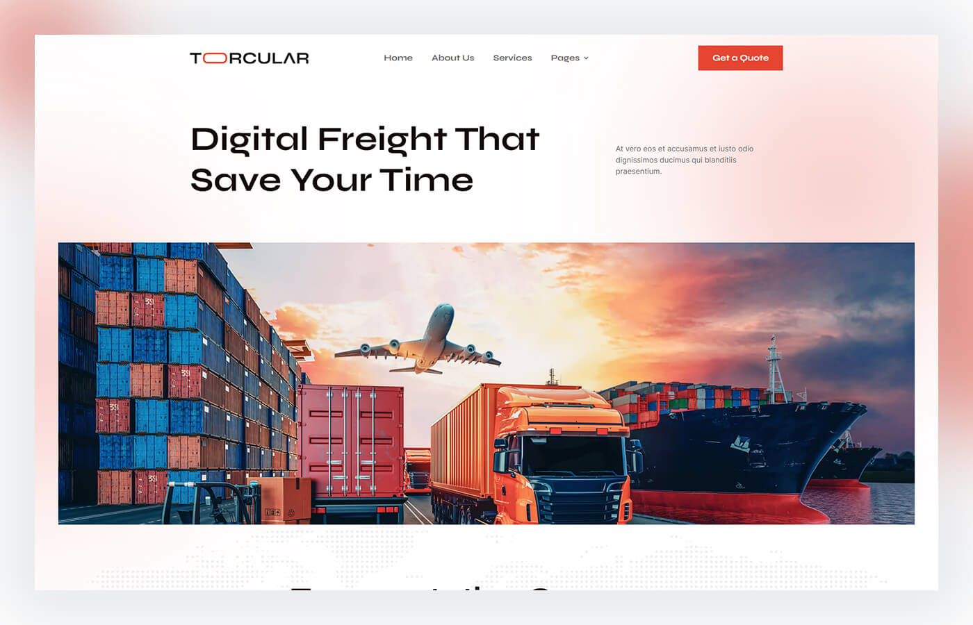 warehouse webflow template