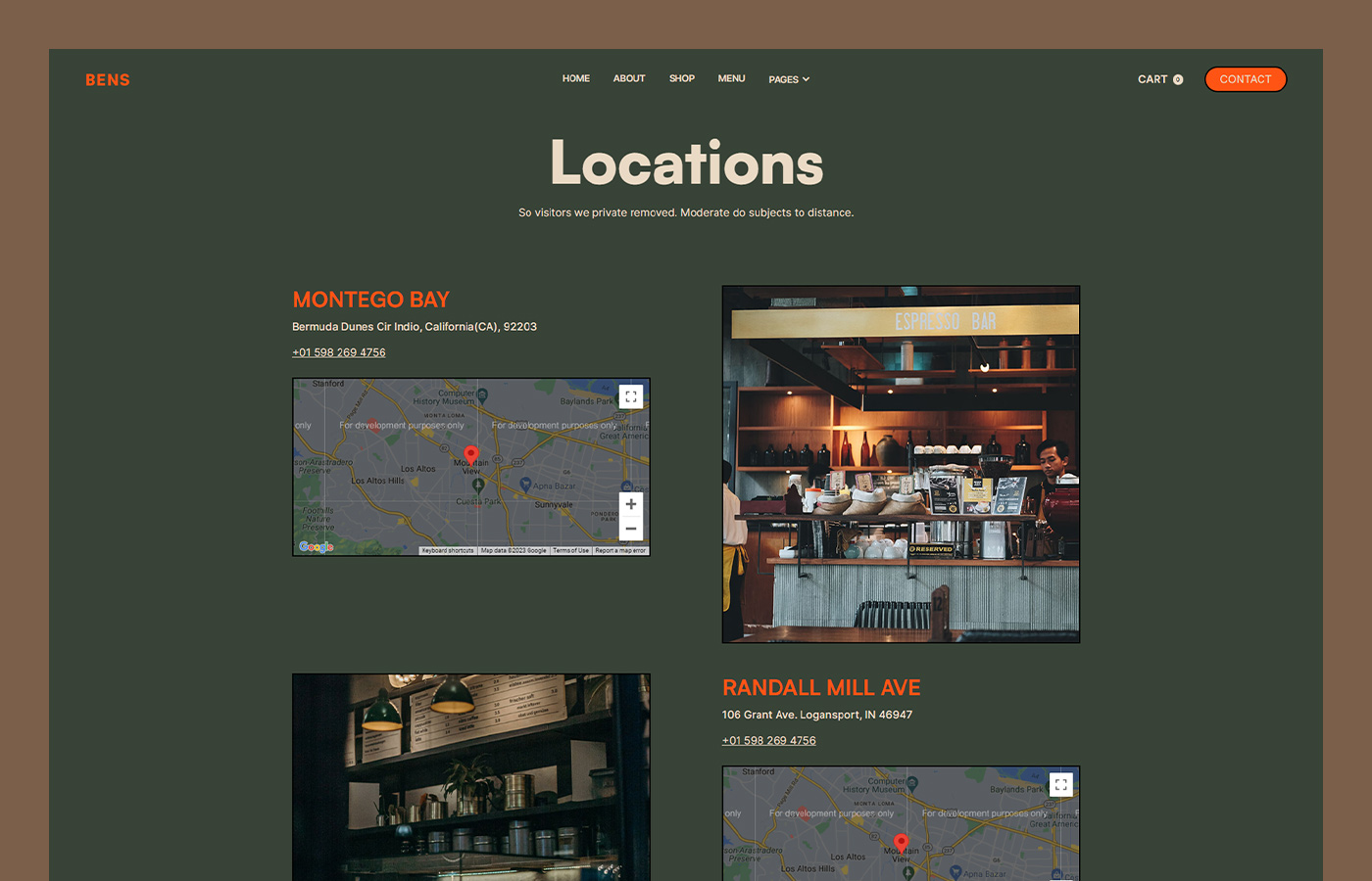 fine dining restaurant template