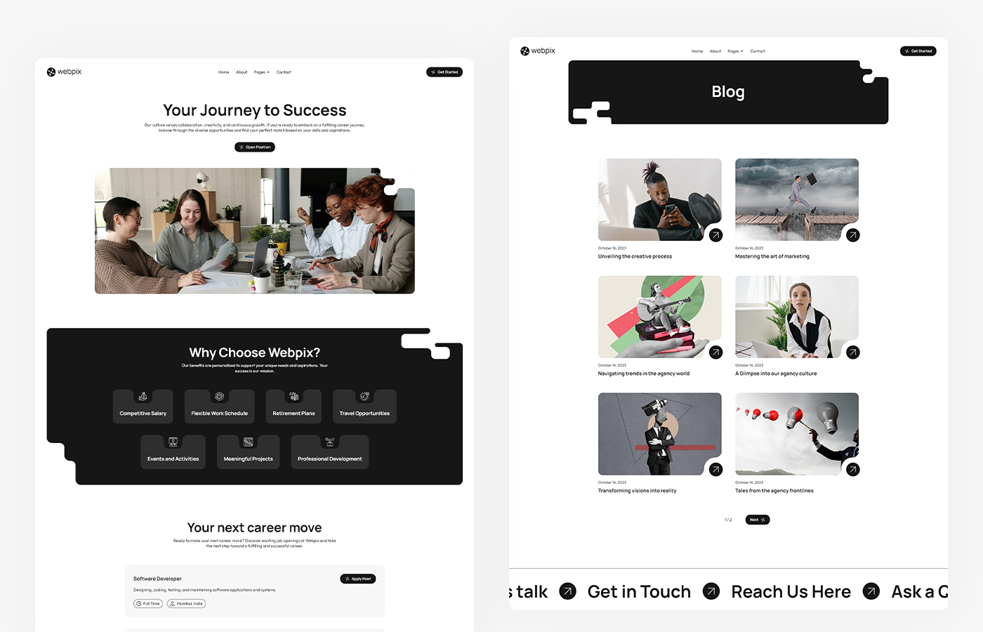 Branding Agency Website Template