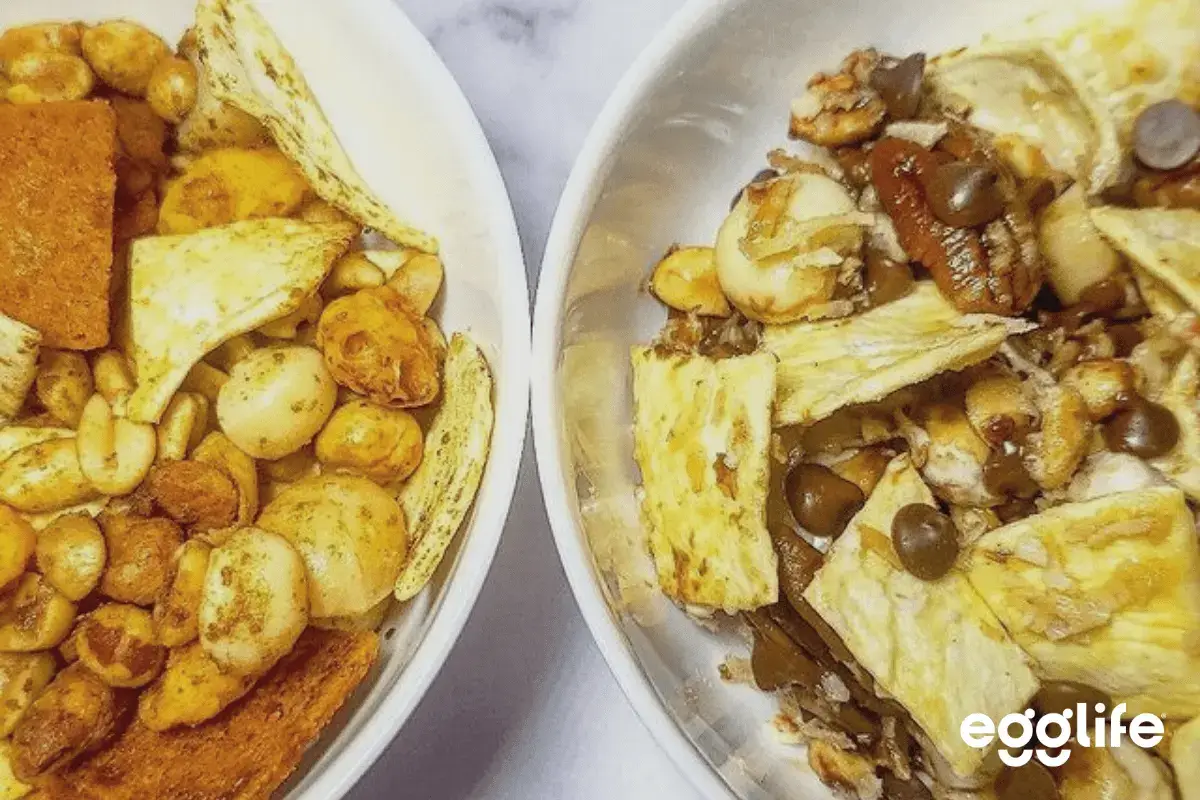 Egglife savory and sweet snack mix