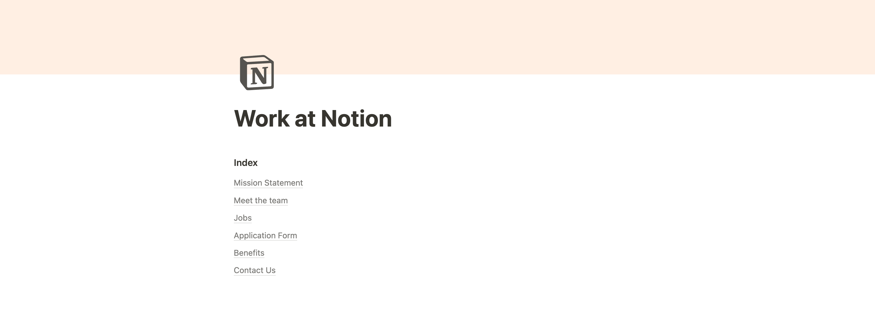 Work at Notion Careers Page