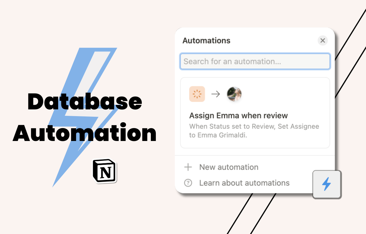 Notion Database Automations