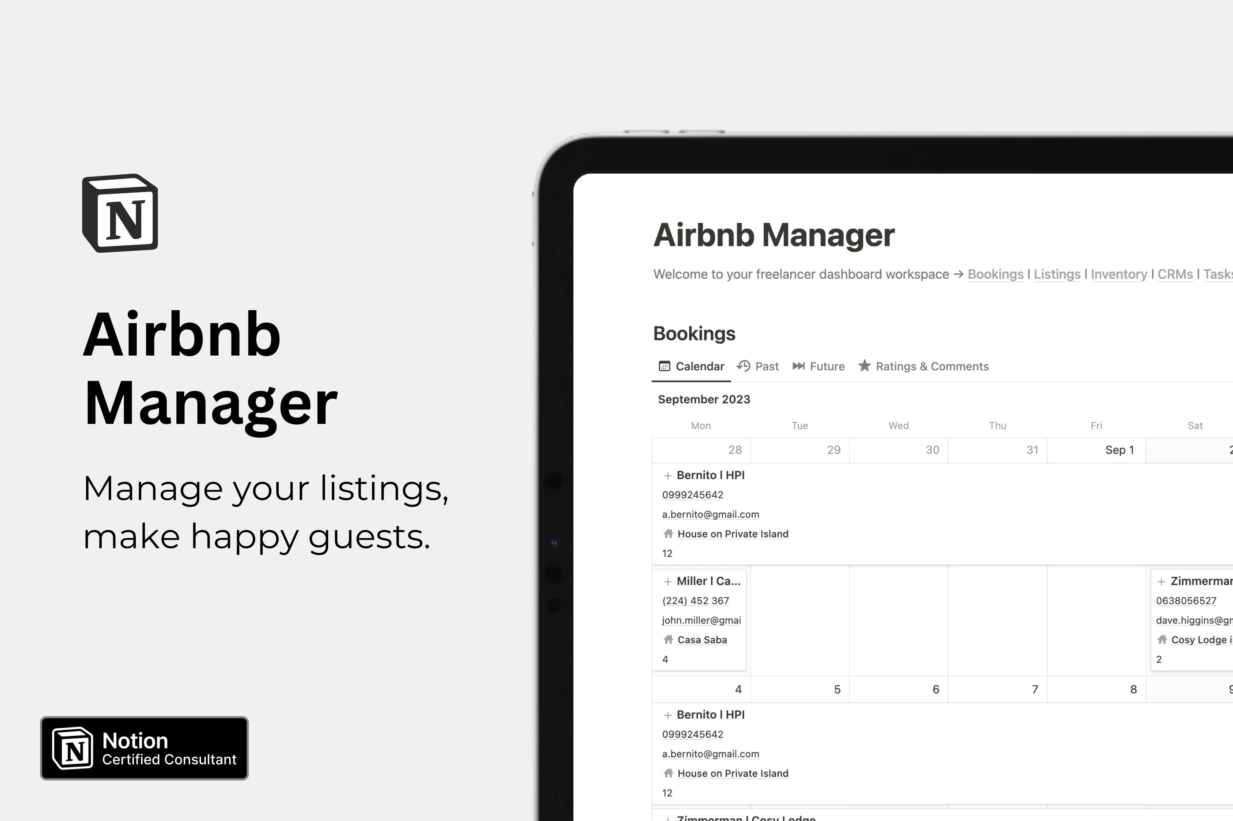 Notion Airbnb Template