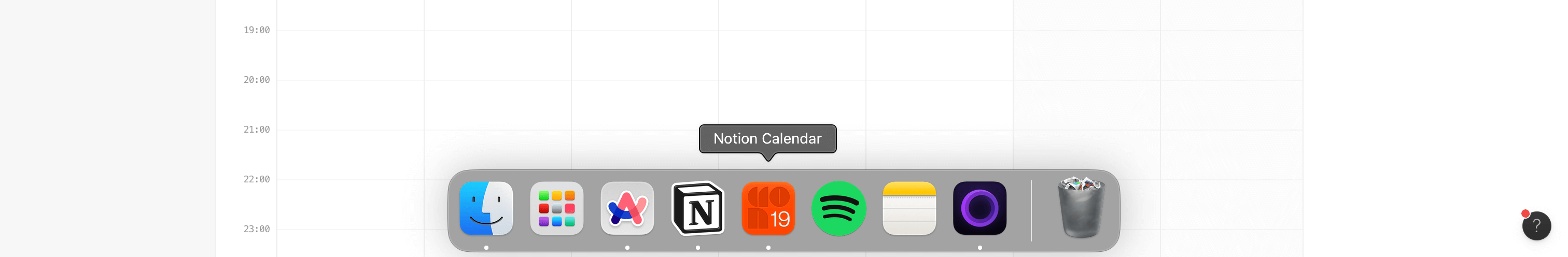 Logo Cron sur Notion Calendar