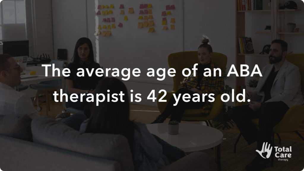 average age of an aba therapist