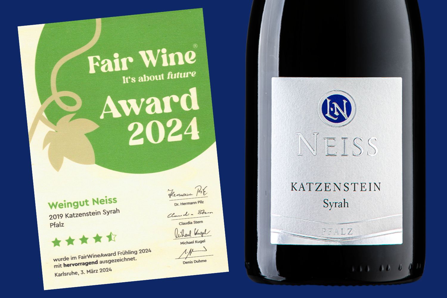 Winery NEISS | Our Syrah is awarded!