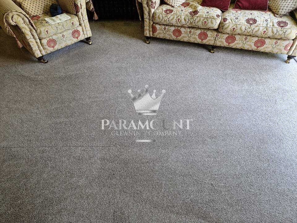 Why does my carpet/rug look water stained?